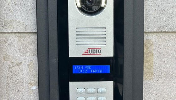 Kuşadası ikiçeşmelik Mavievler sitesi diafon sistemi